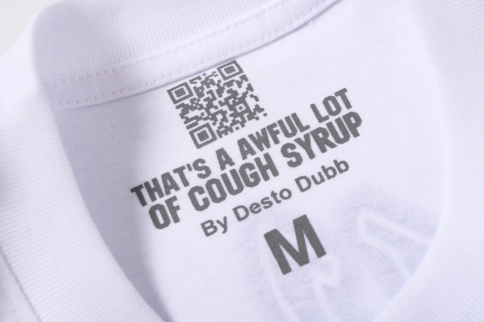 #Black/ / - / - / - ｜ THAT'S A AWFUL LOT OF COUGH SYRUP In Stock T （fabric):32 Sizes（size）：S-M L X L （colour）：Black/ / - / - /